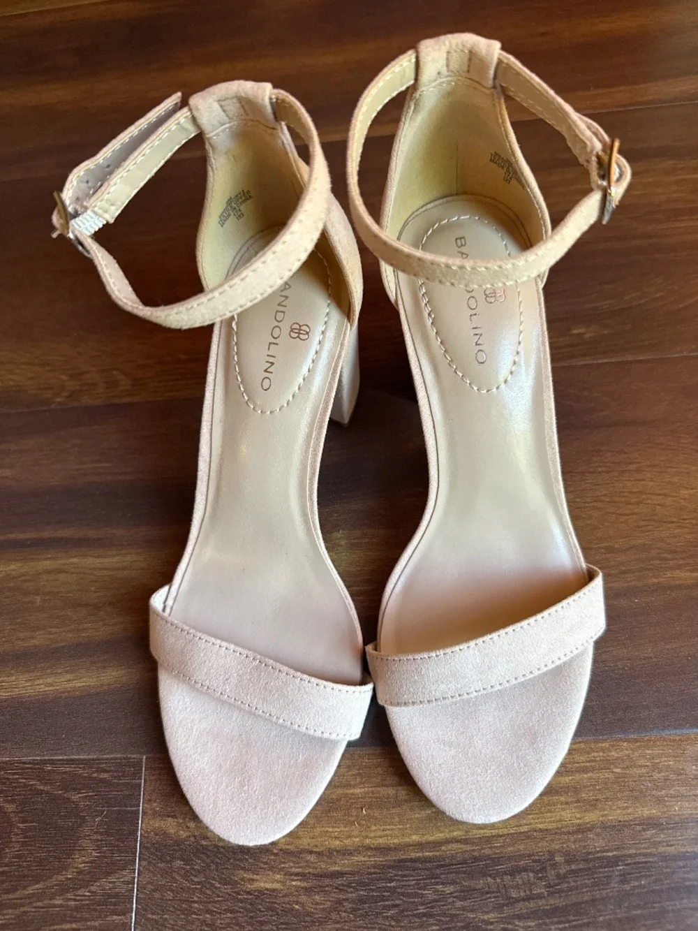 BANDOLINO Open Toe Heels Size 6